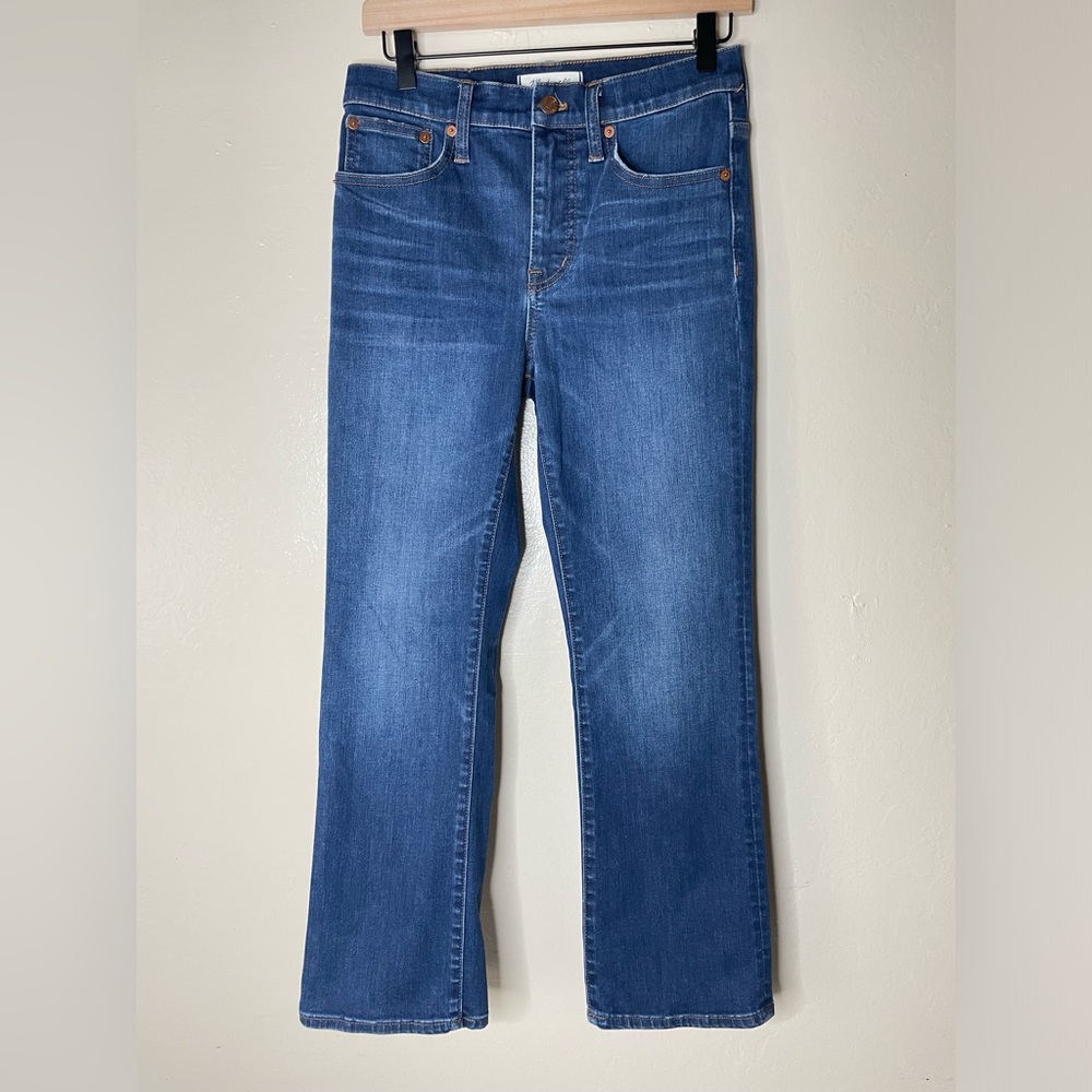 Madewell Cali Denim-Boot medium washed denim jeans